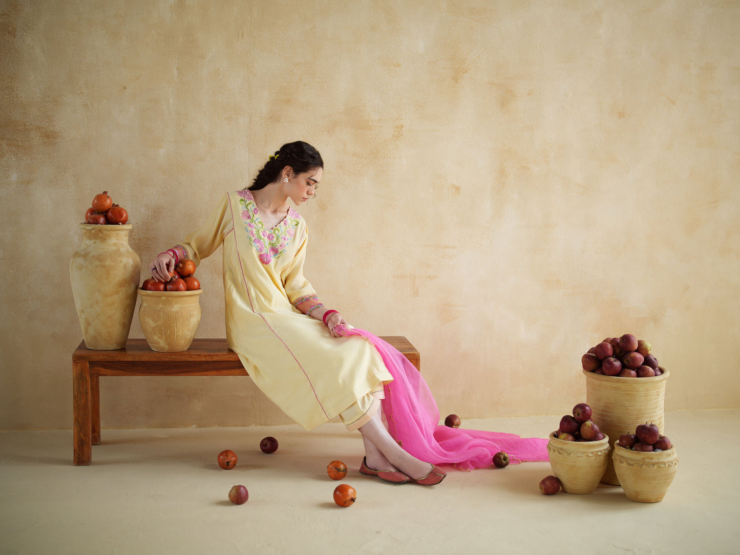 BUTTER YELLOW KURTA SET