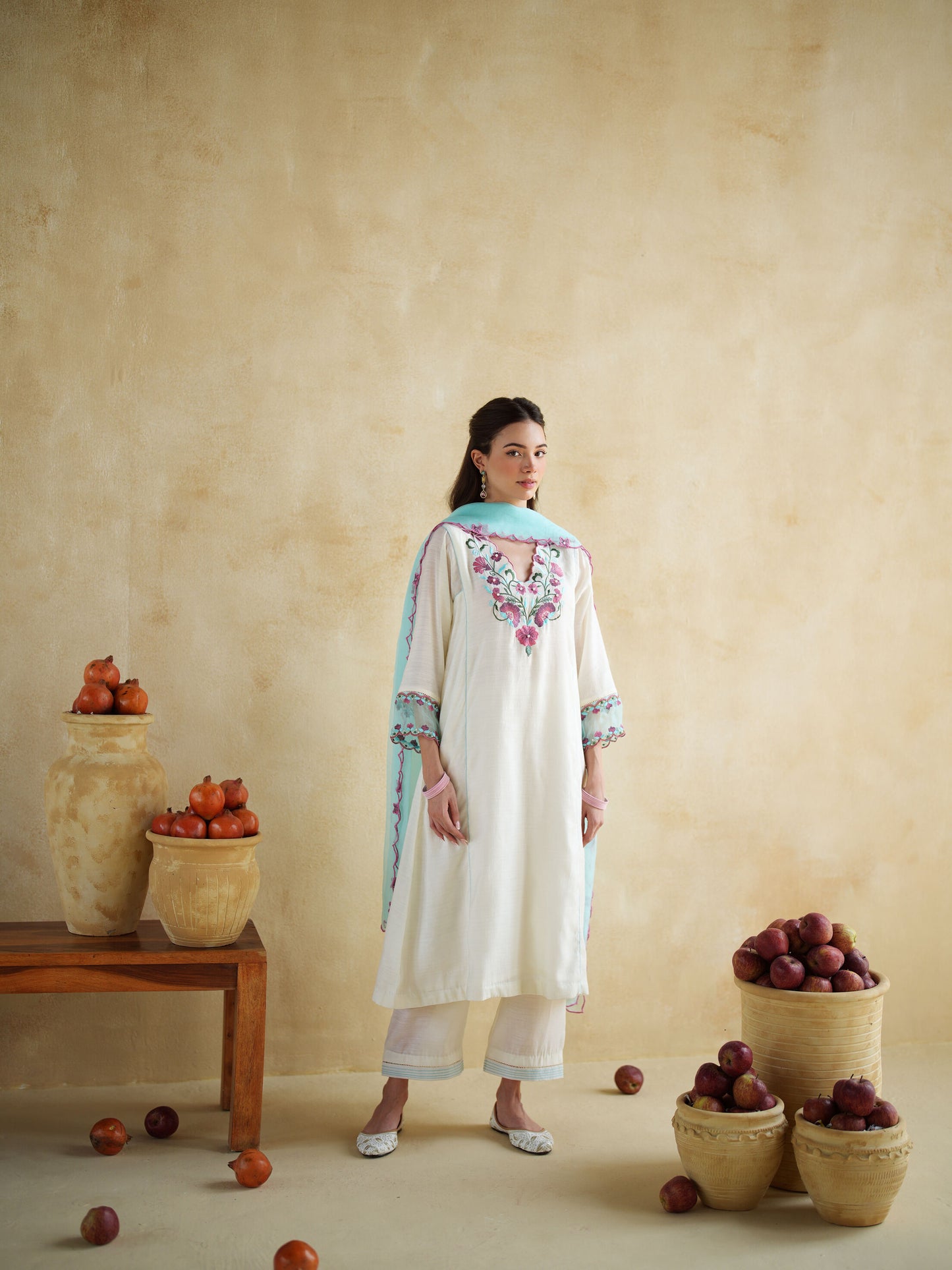 ALMOND KURTA SET