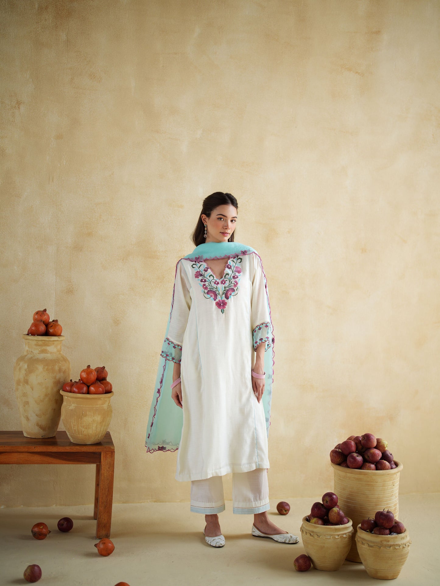 ALMOND KURTA SET
