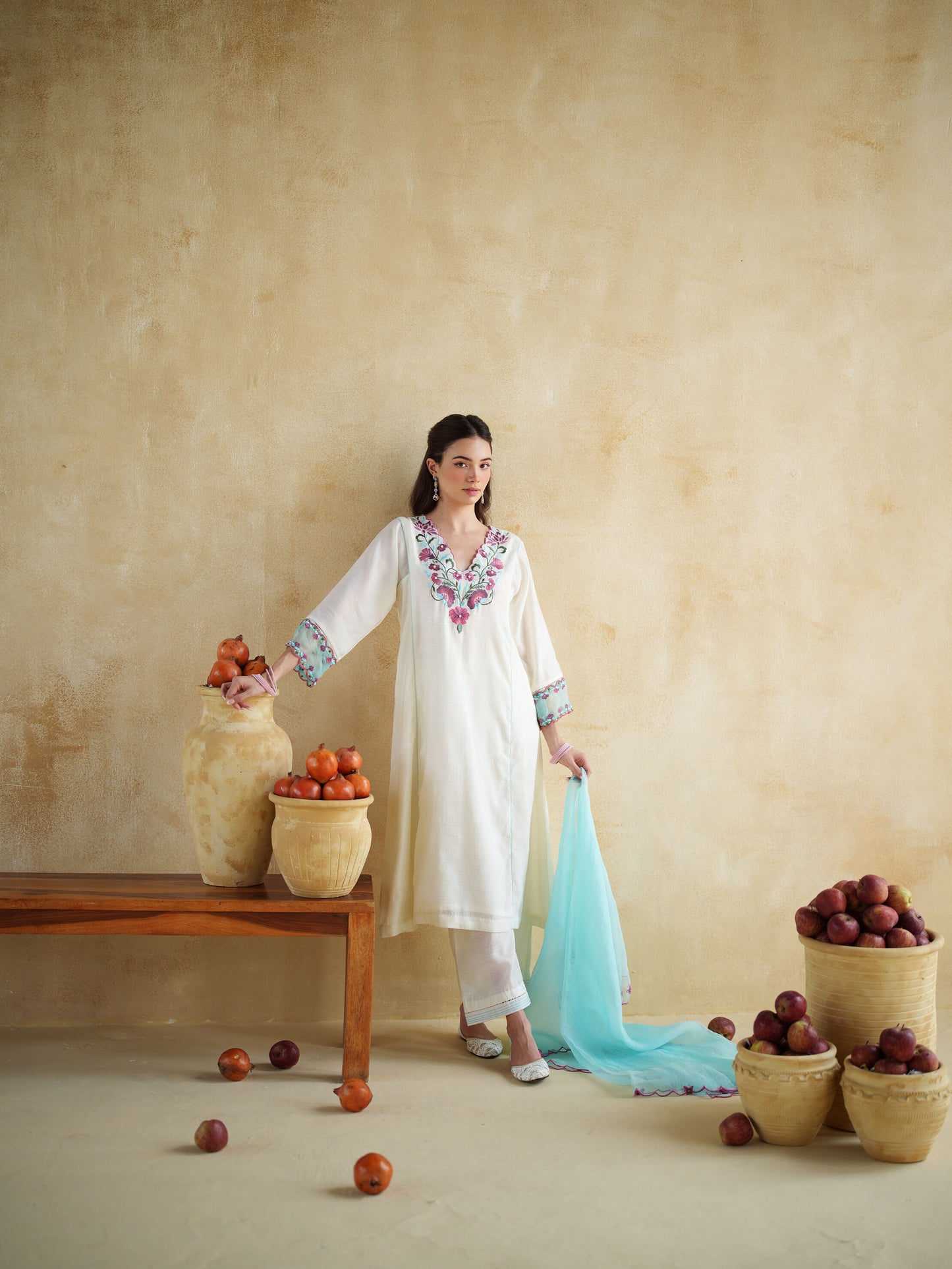 ALMOND KURTA SET