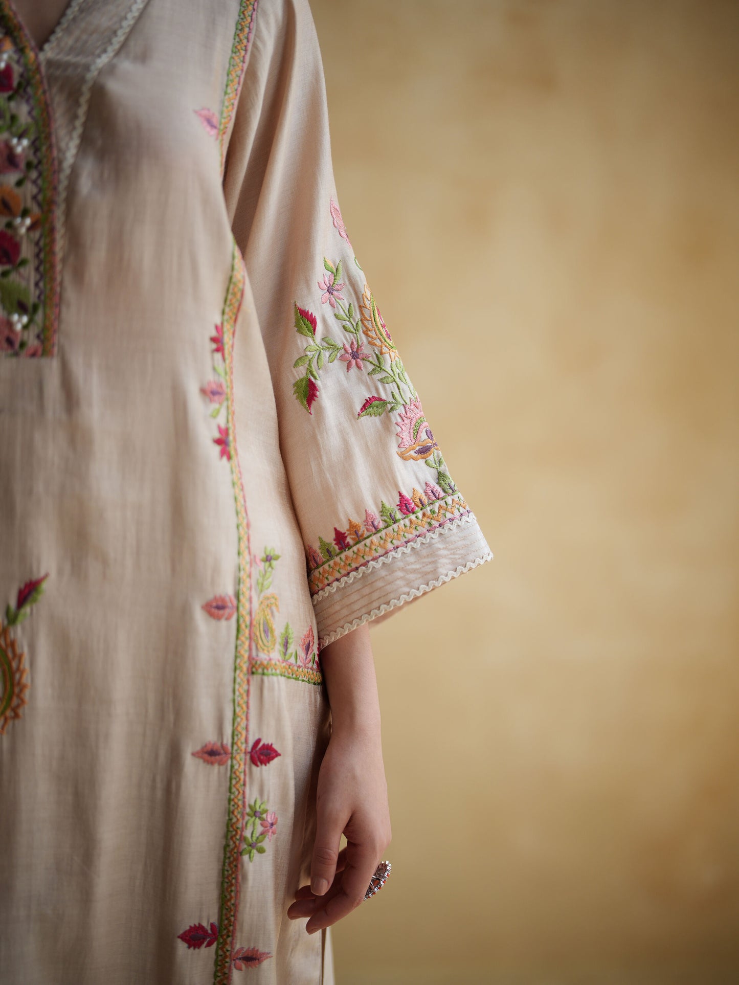 NUDE BLUSH KURTA SET