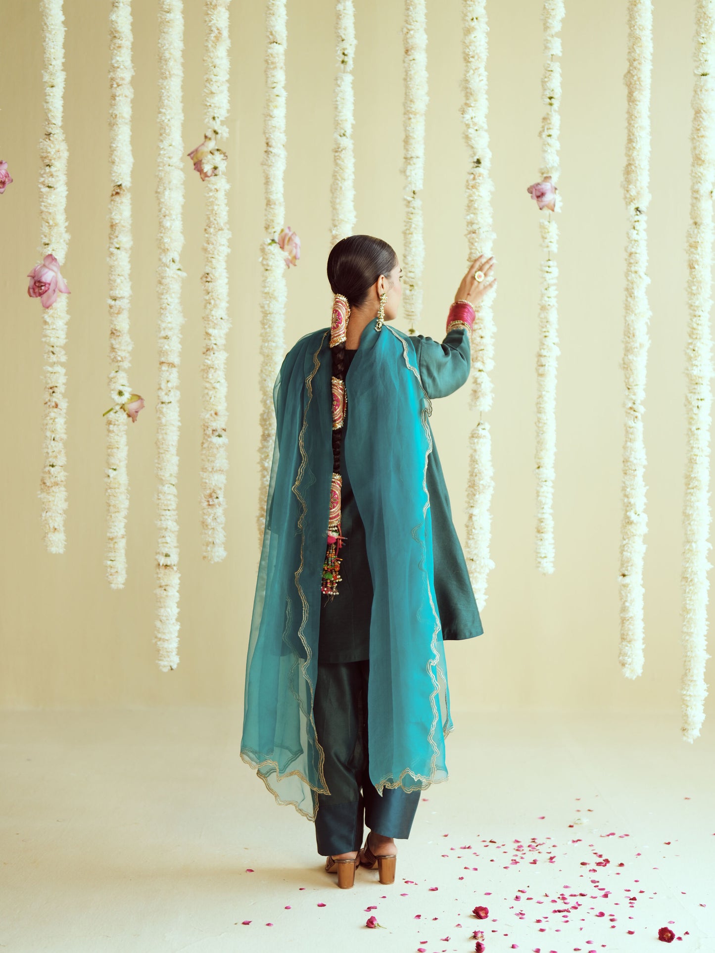 Dhara Green Kurta Salwar Set