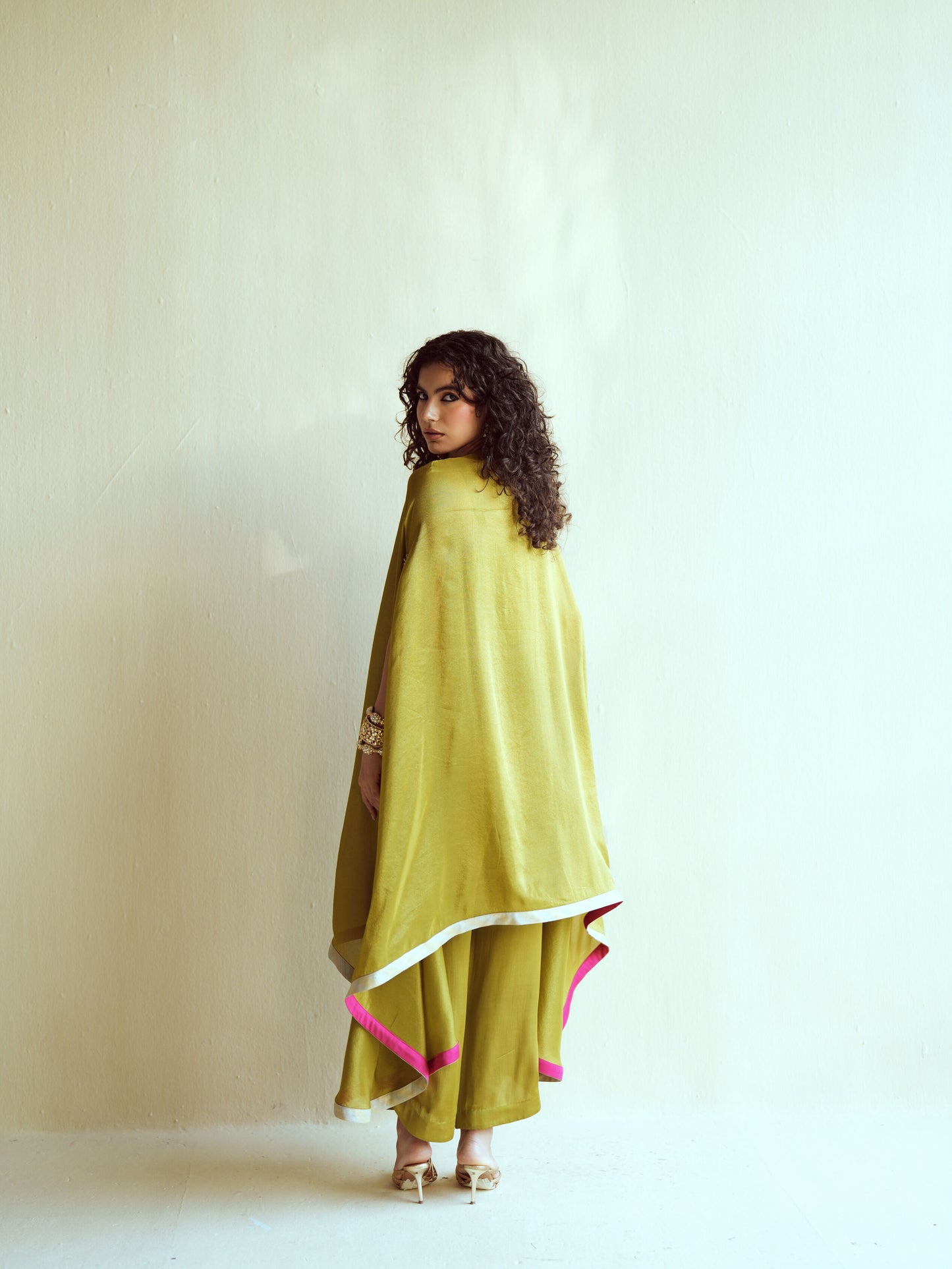 Dusky Olive Kaftan Set