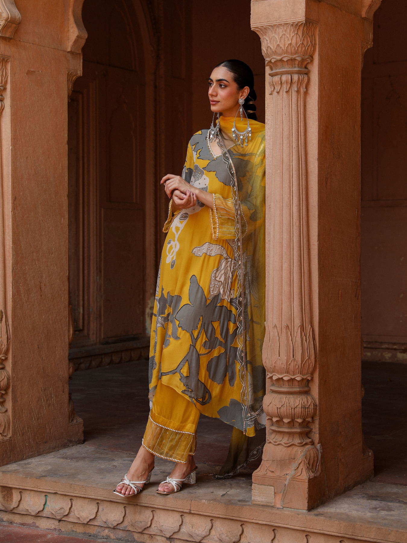 Ochre A line Suit Set