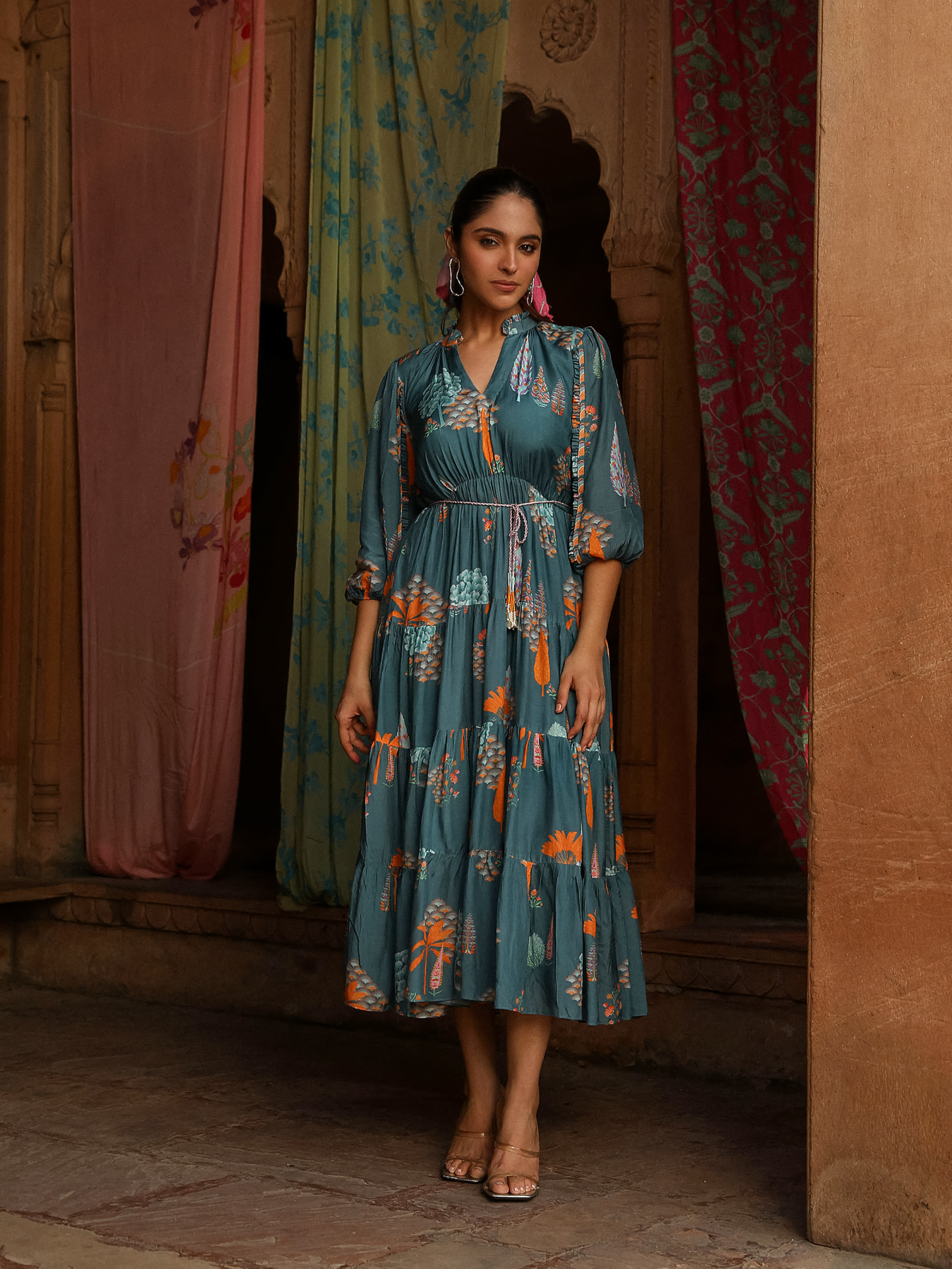 Teal Layers Dress