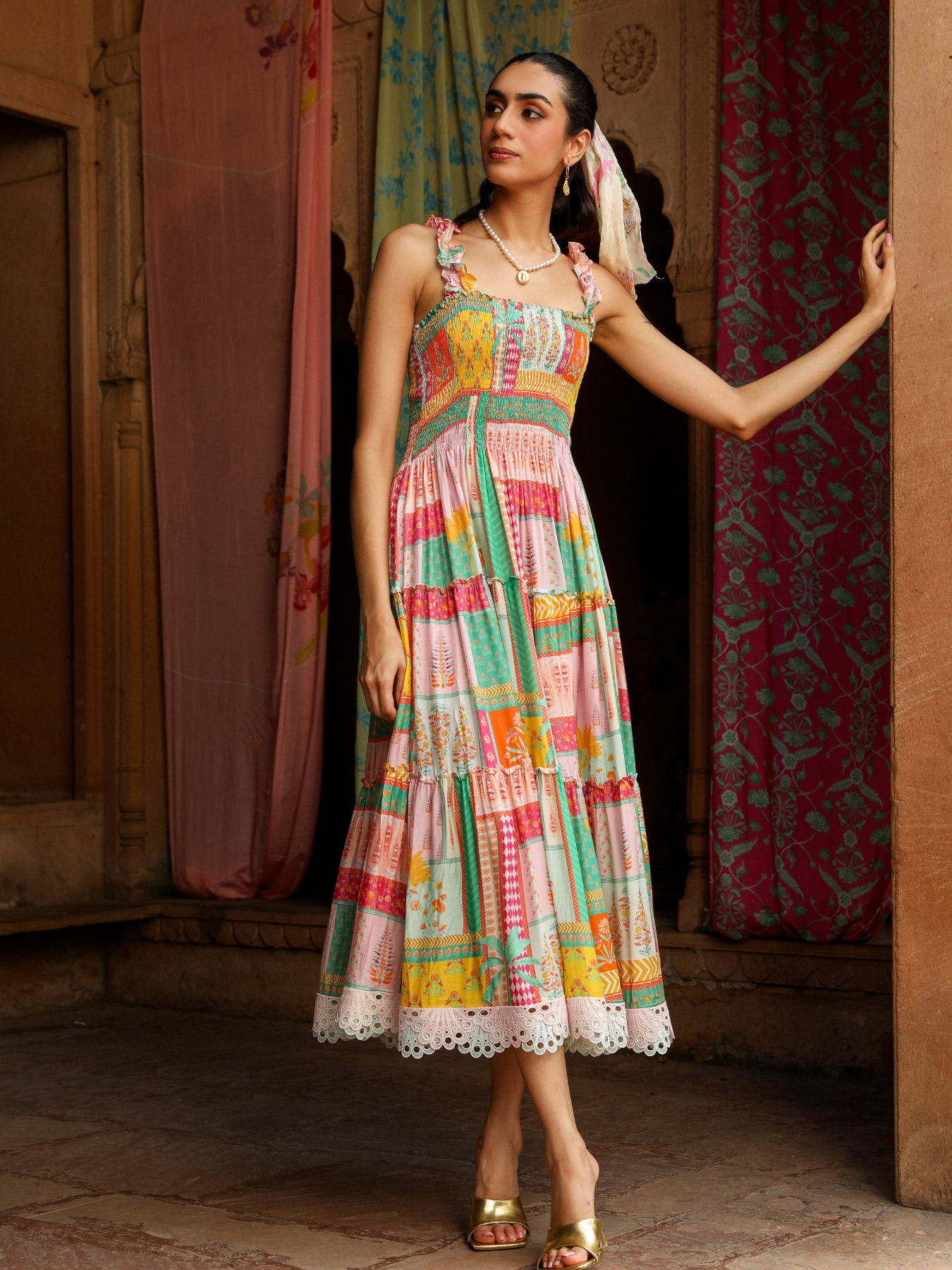 Sophia Patchwork Dress