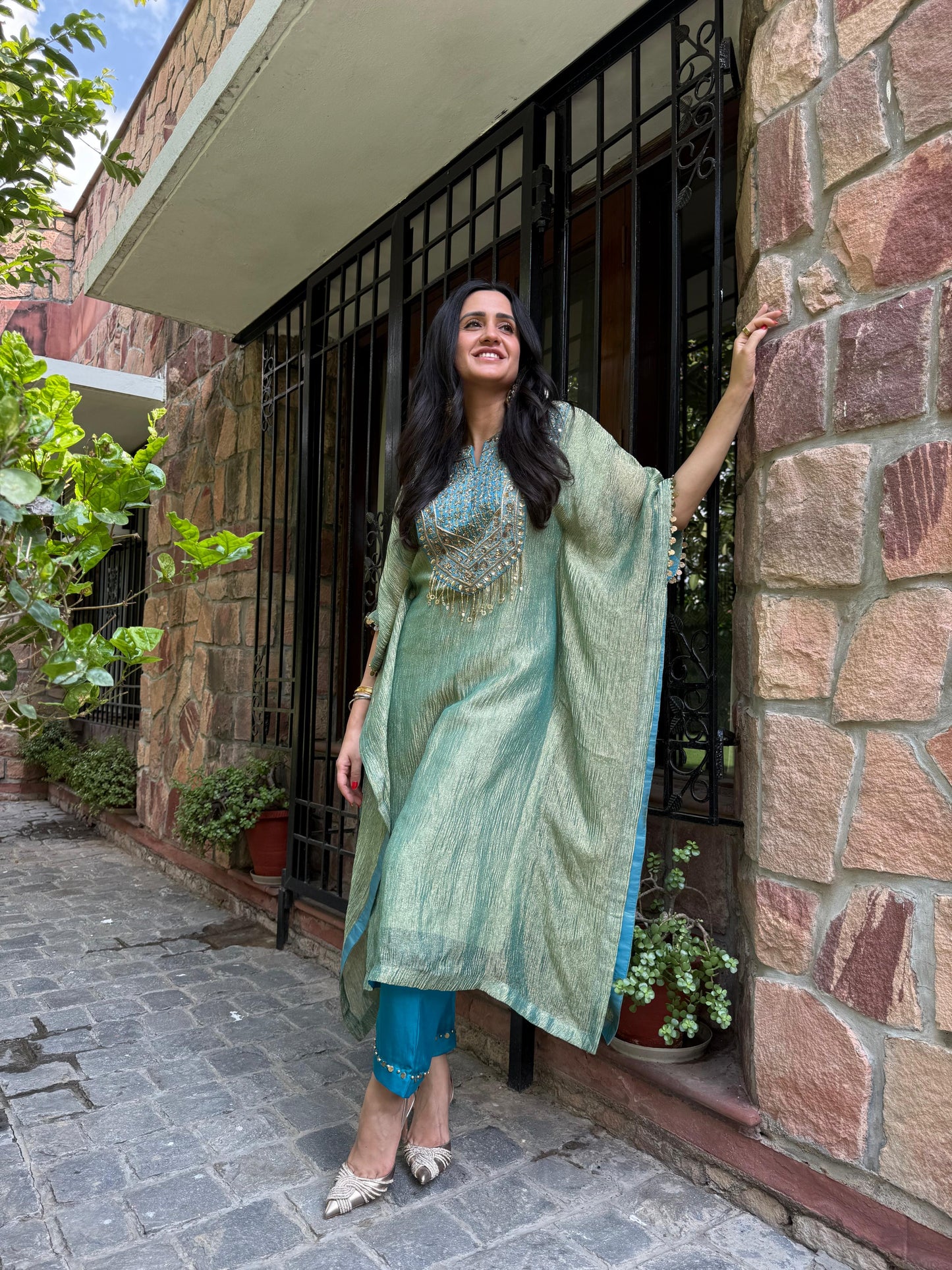 SAGE HAZE KAFTAN SET