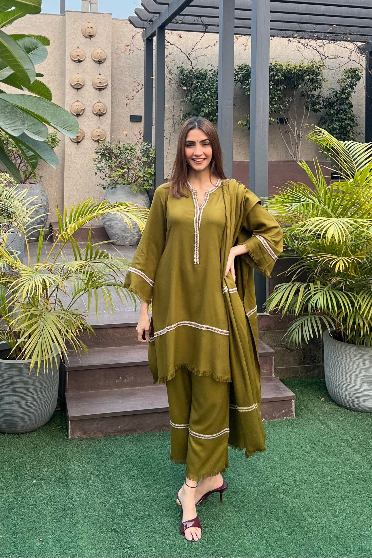 Zaitoon pashmina set- set of 2