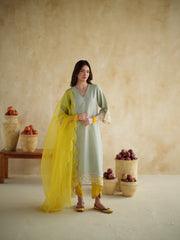PISTACHIO KURTA SET