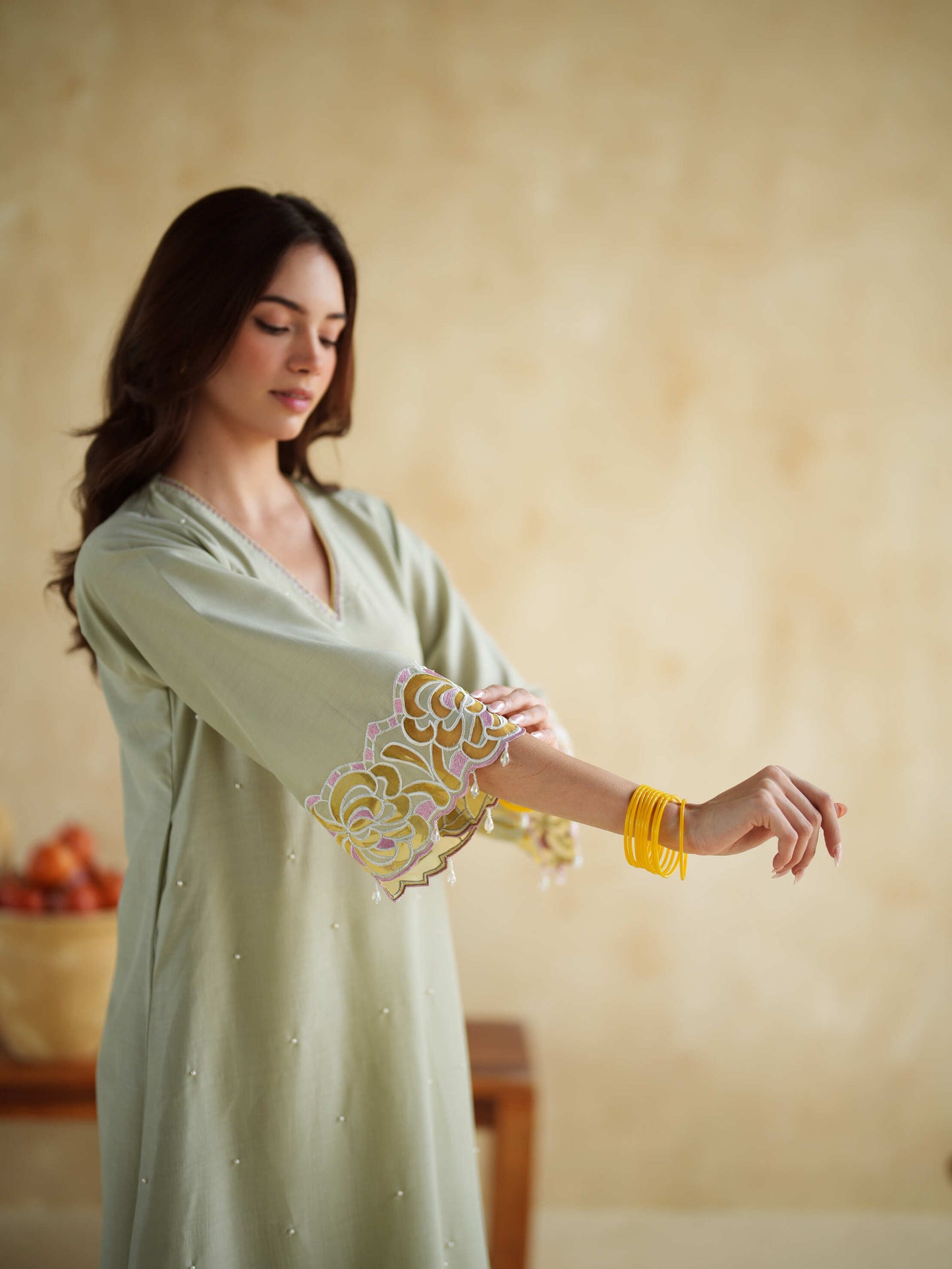 PISTACHIO KURTA SET