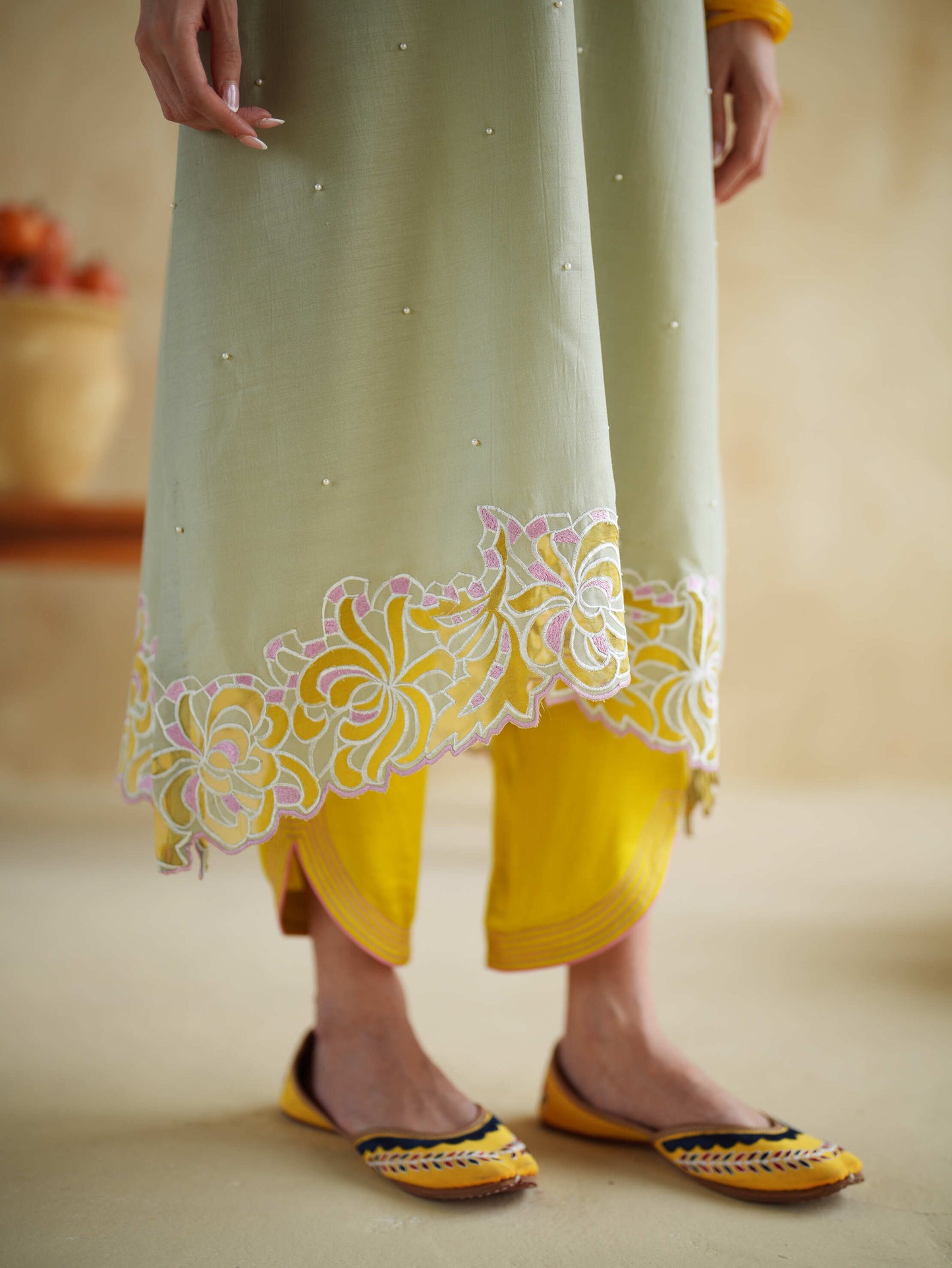 PISTACHIO KURTA SET