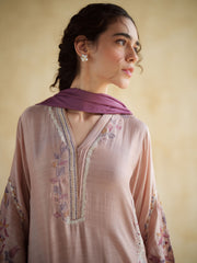 DUSTY ROSE KURTA SET