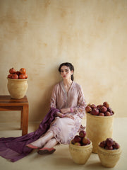 DUSTY ROSE KURTA SET