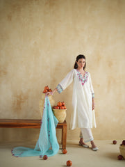 ALMOND KURTA SET