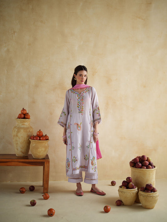 LAVENDER KURTA SET
