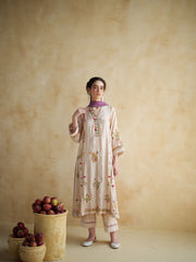 NUDE BLUSH KURTA SET