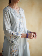 DOVE BLUE KURTA SET