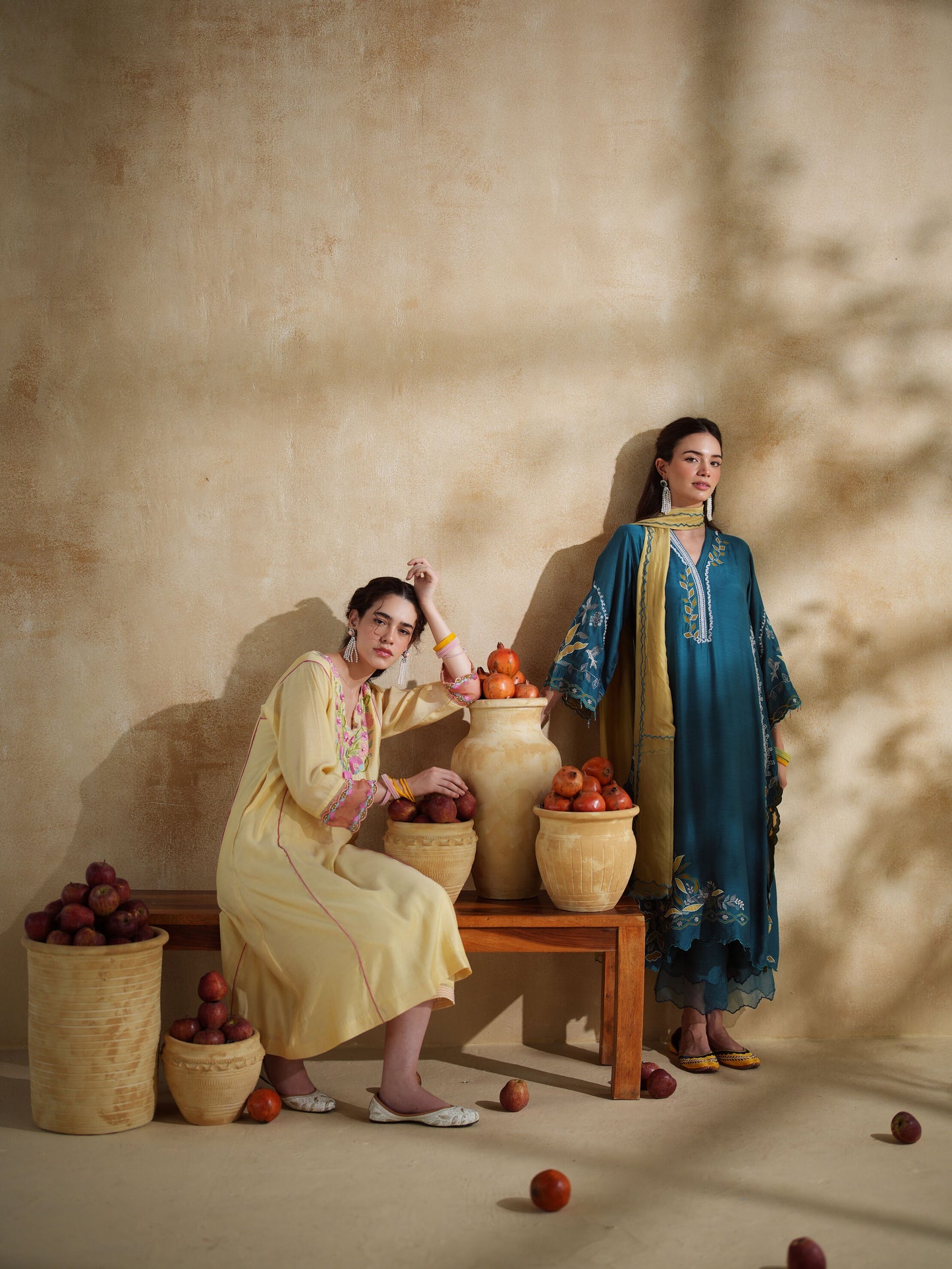 NEELBARI KURTA SET