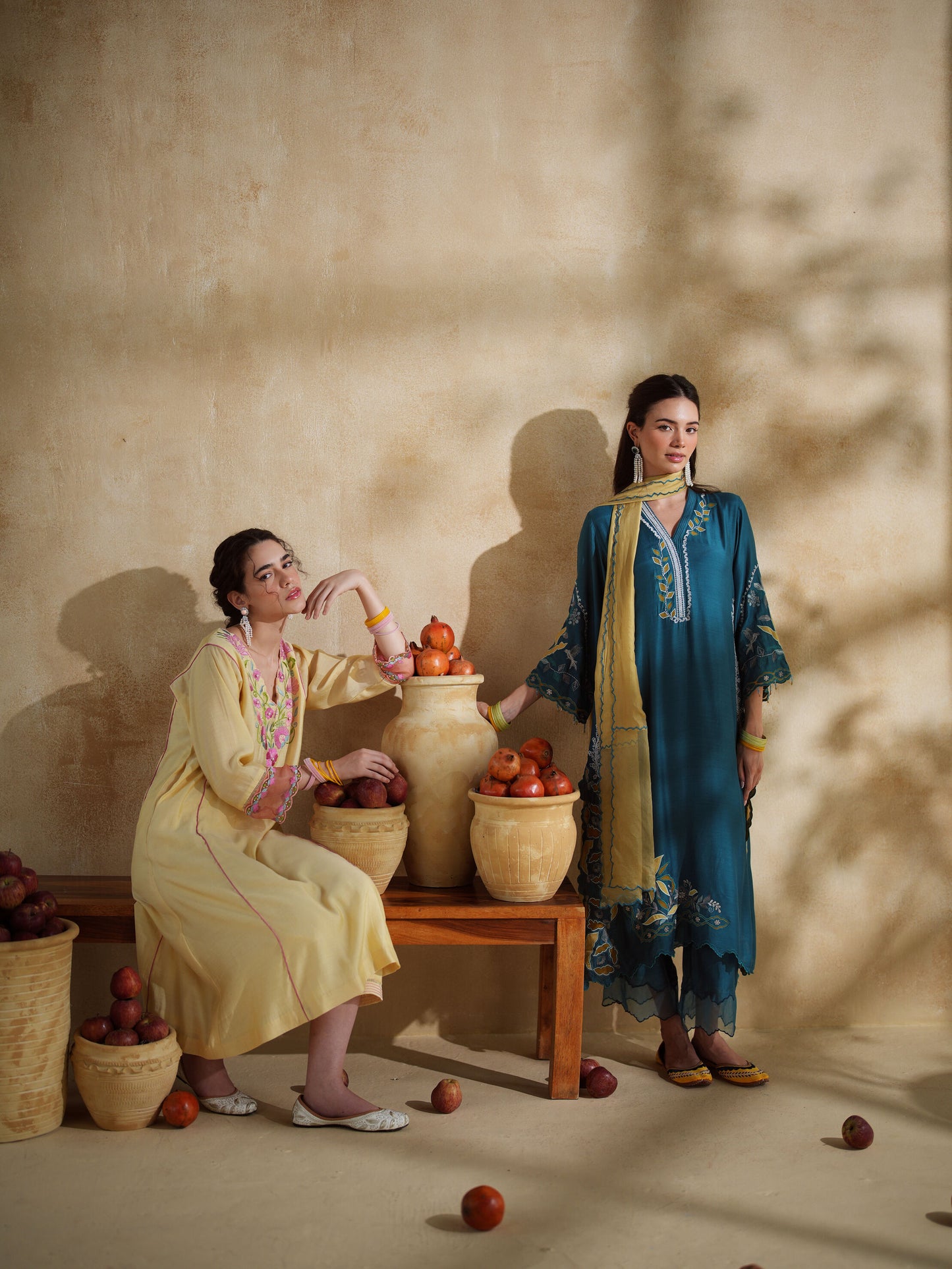 NEELBARI KURTA SET