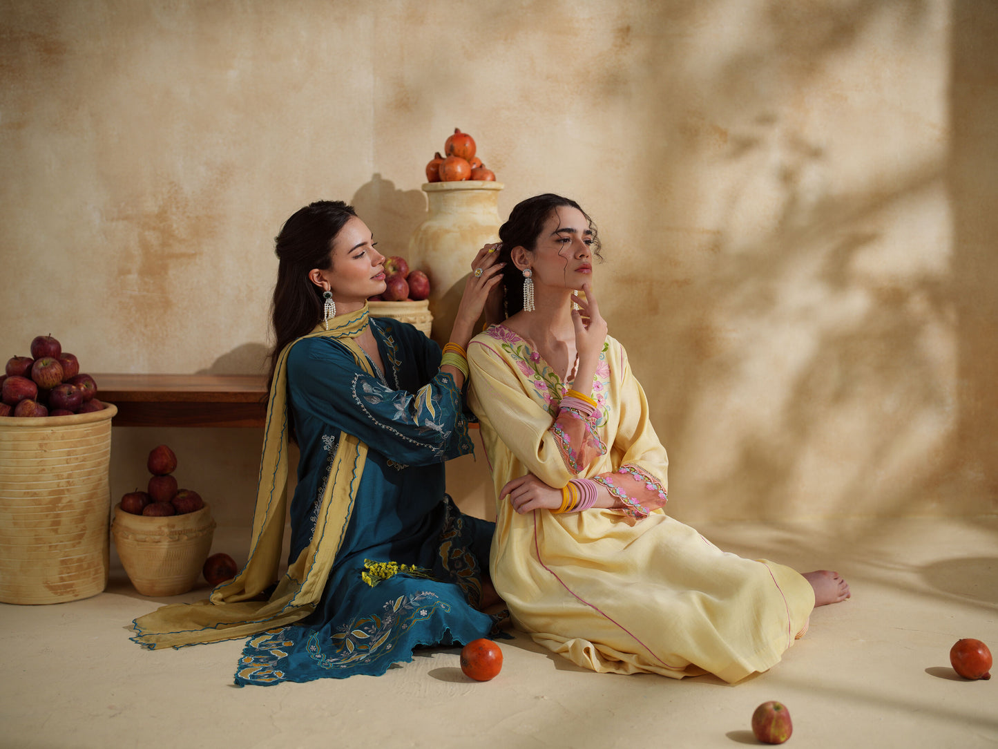 NEELBARI KURTA SET