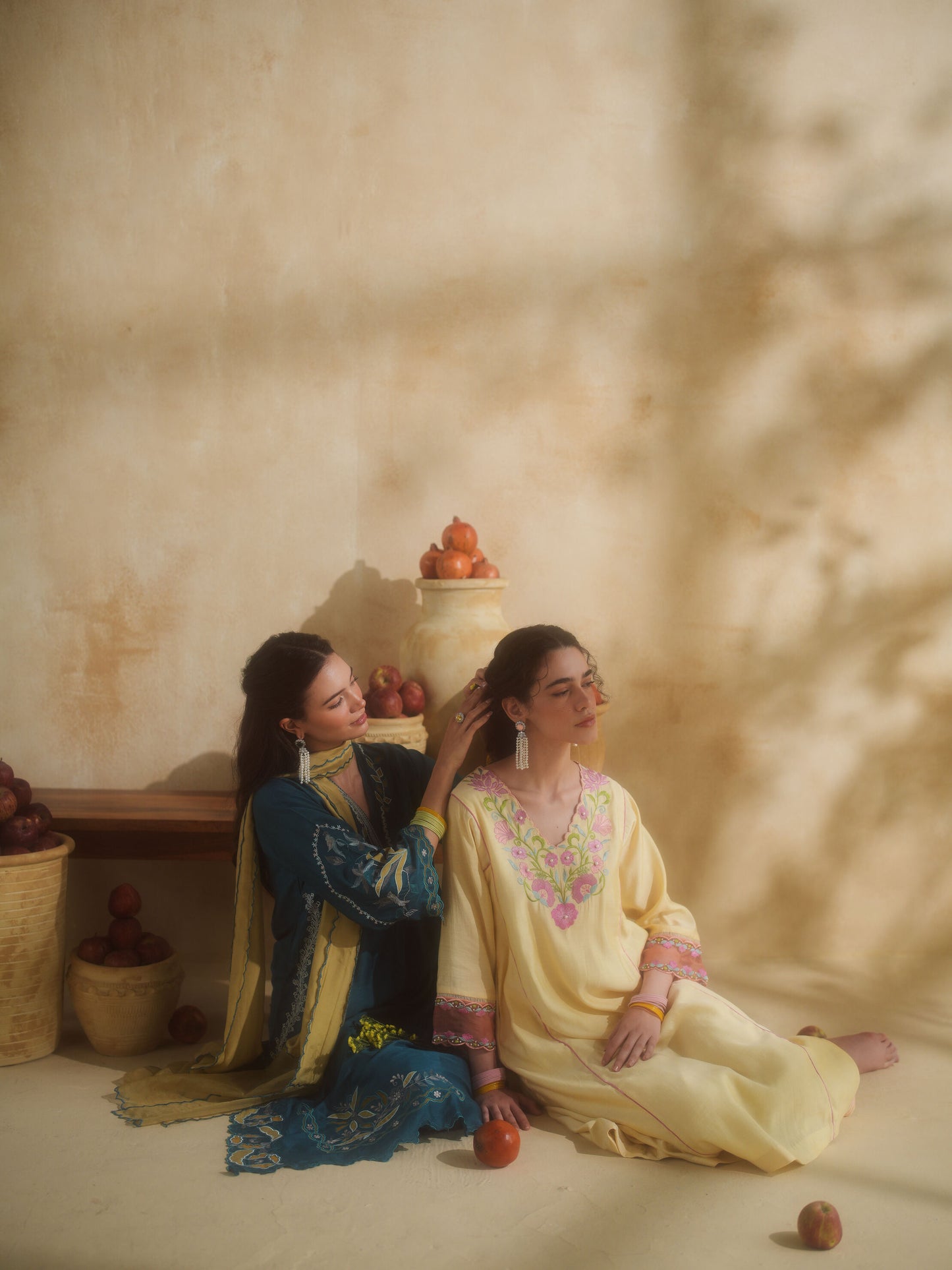 NEELBARI KURTA SET