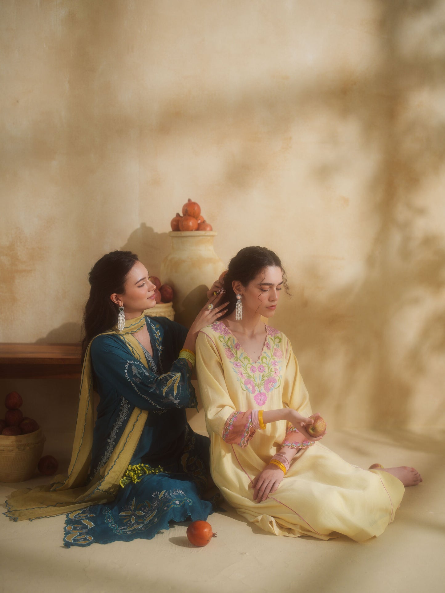 NEELBARI KURTA SET