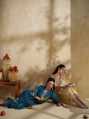 NEELBARI KURTA SET