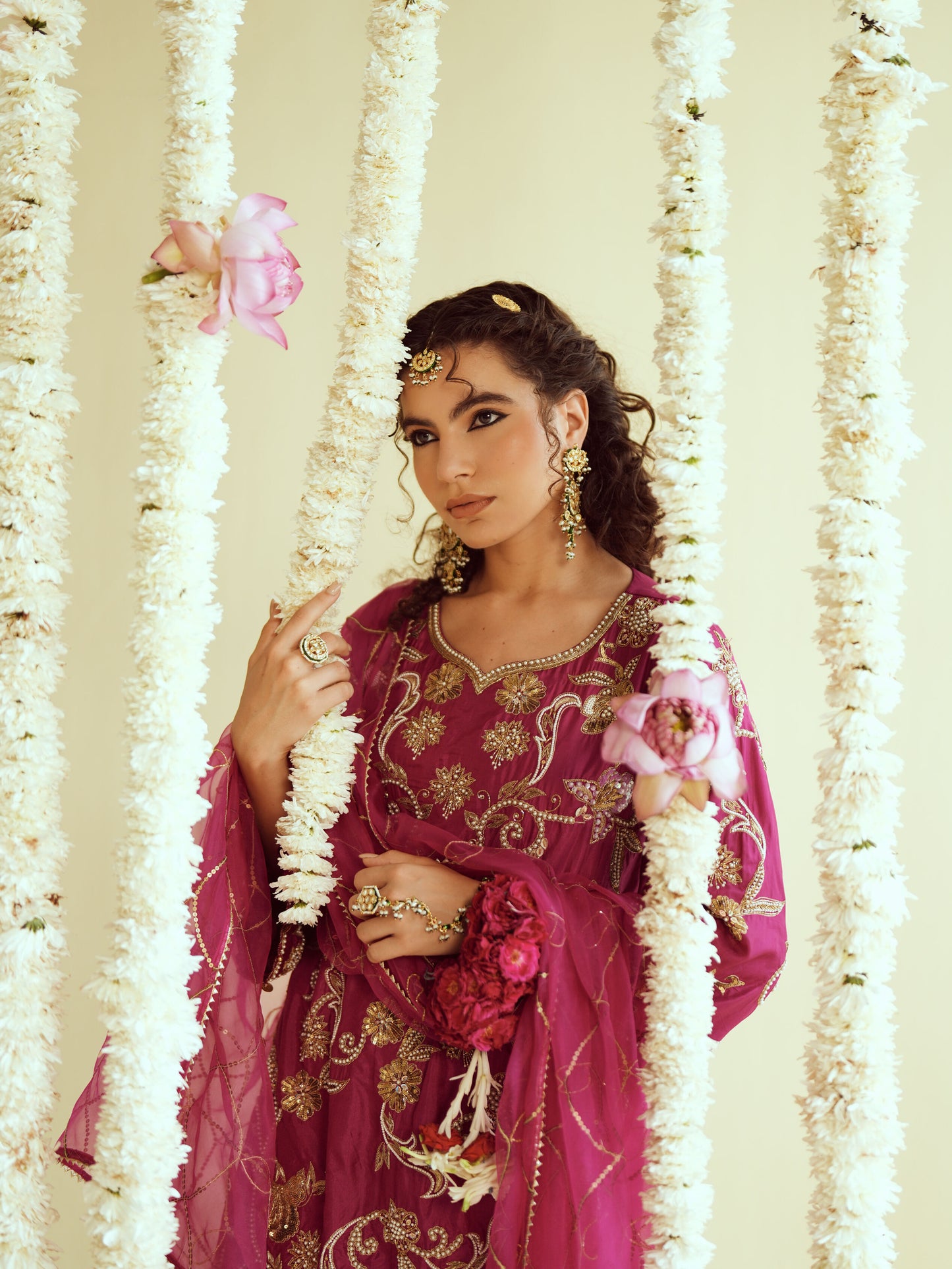 Rangrez Silk Sharara Set