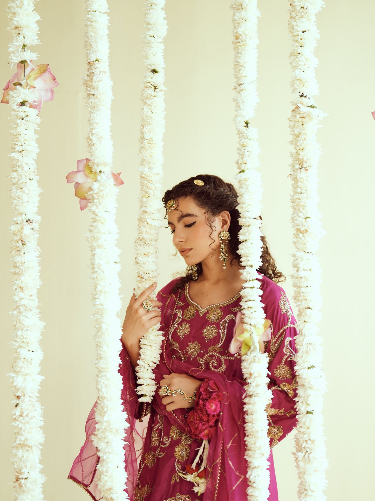 Rangrez Silk Sharara Set