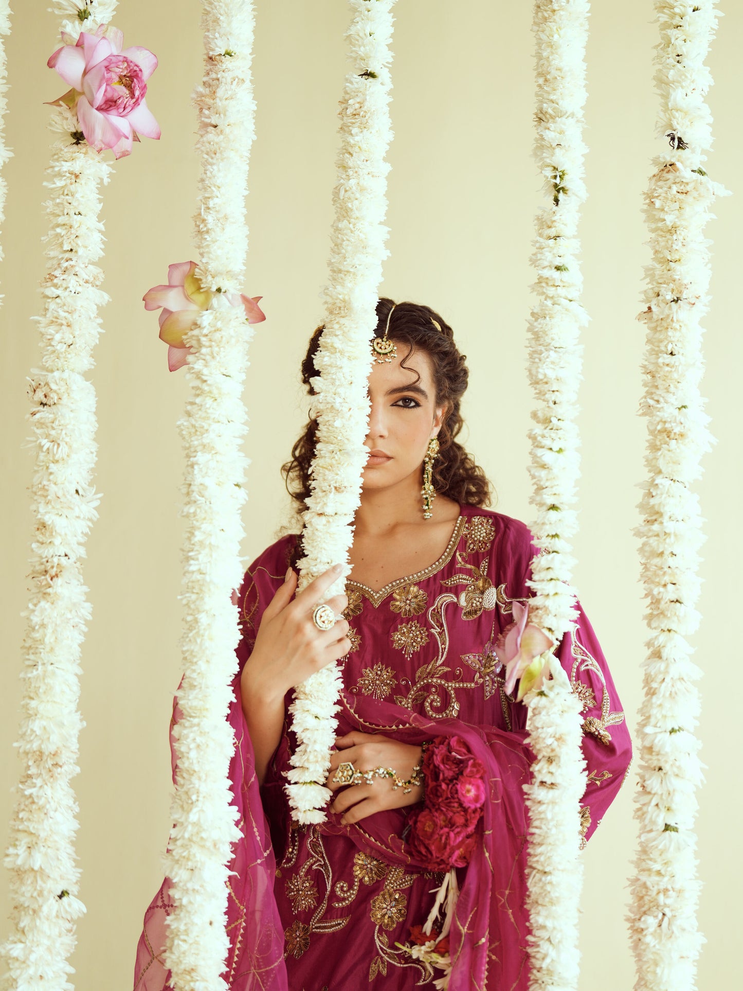 Rangrez Silk Sharara Set