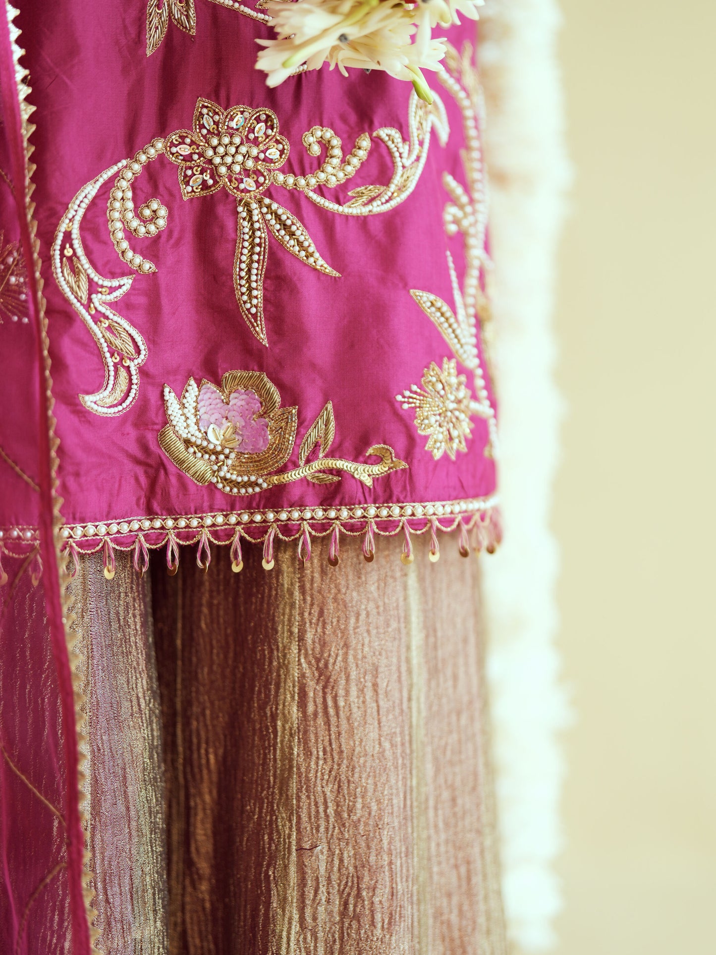 Rangrez Silk Sharara Set