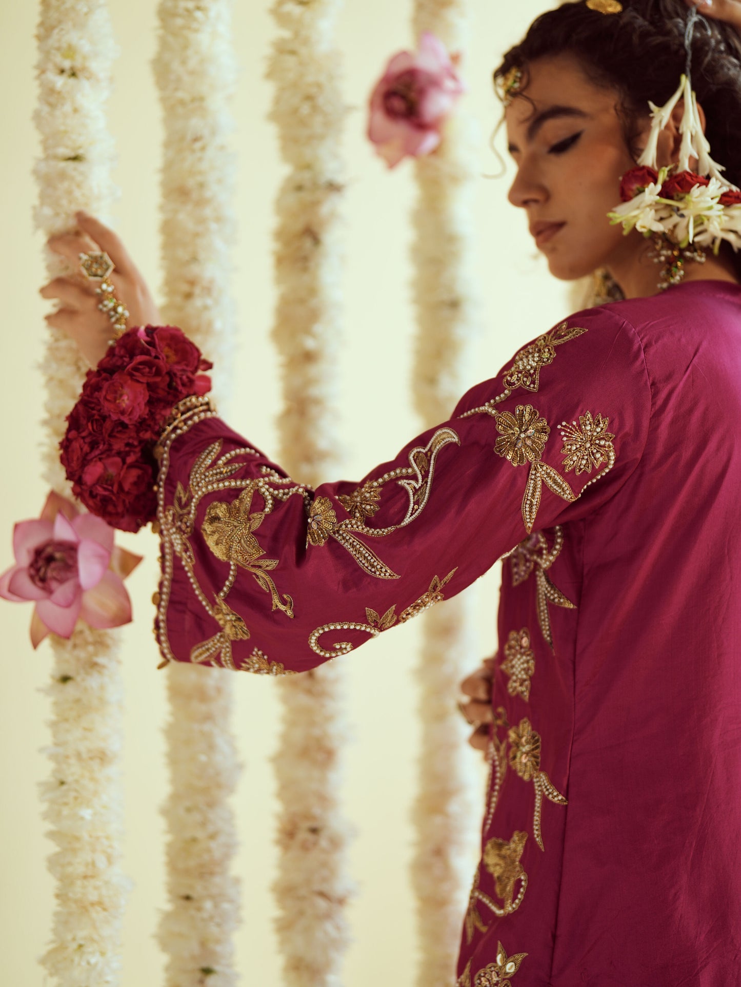 Rangrez Silk Sharara Set
