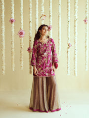 Rangrez Silk Sharara Set