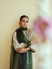 Shahi Panna Tissue Kurta Set