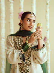 Shahi Panna Tissue Kurta Set