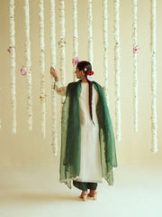 Shahi Panna Tissue Kurta Set