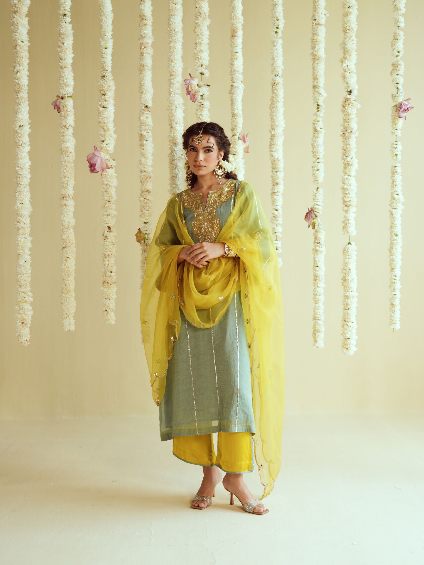 Mint Glow Kurta Set