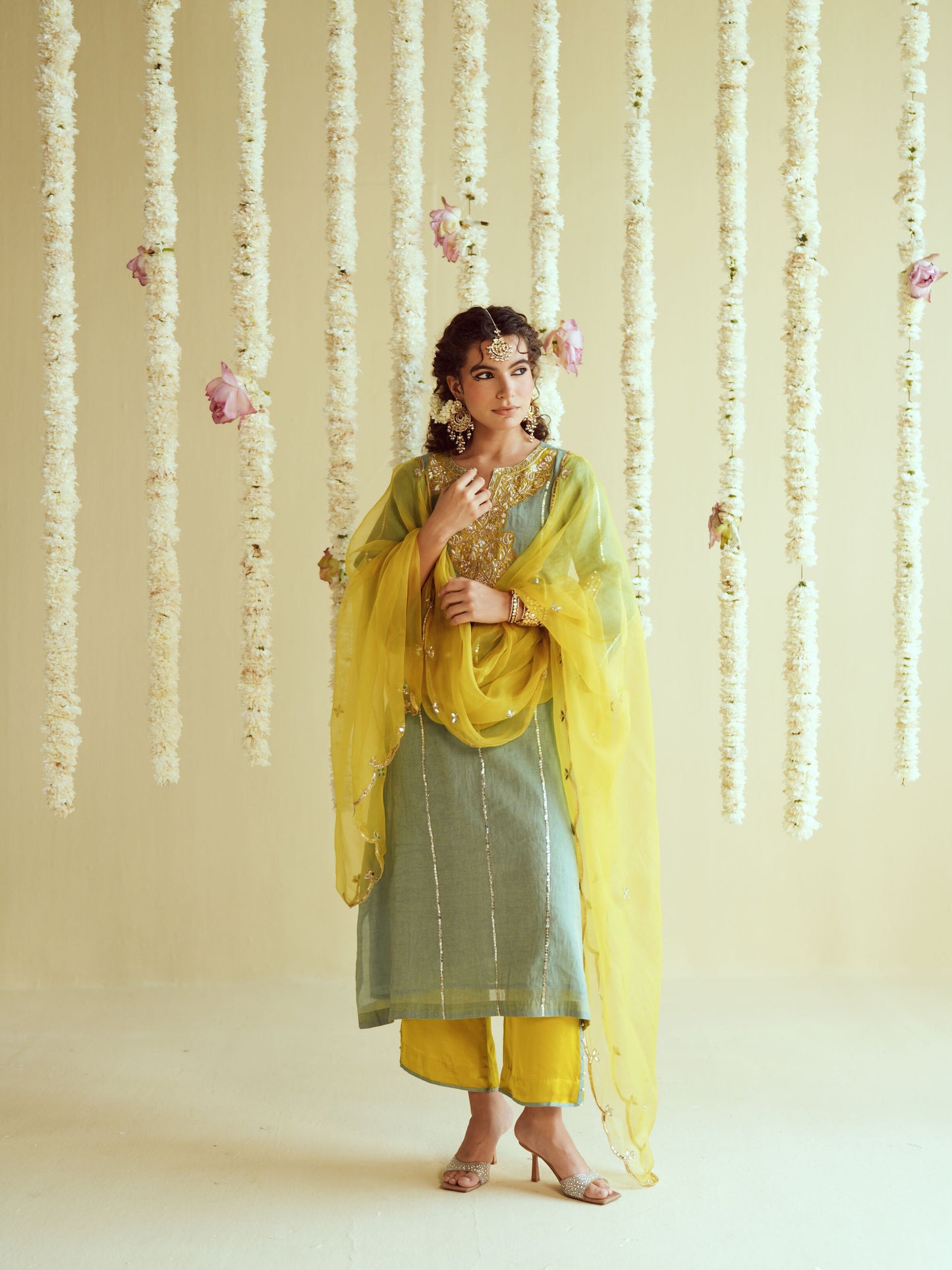 Mint Glow Kurta Set