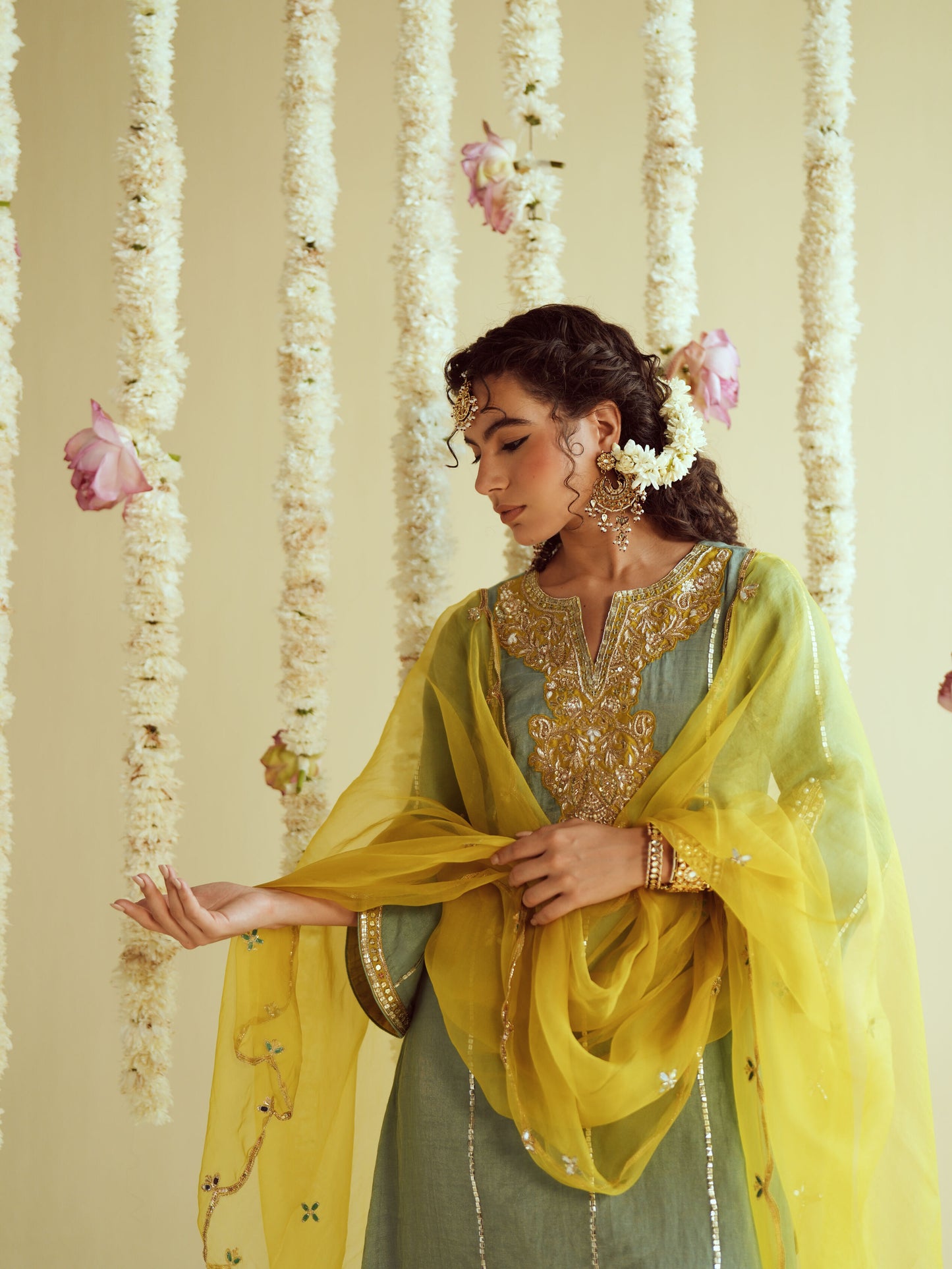 Mint Glow Kurta Set