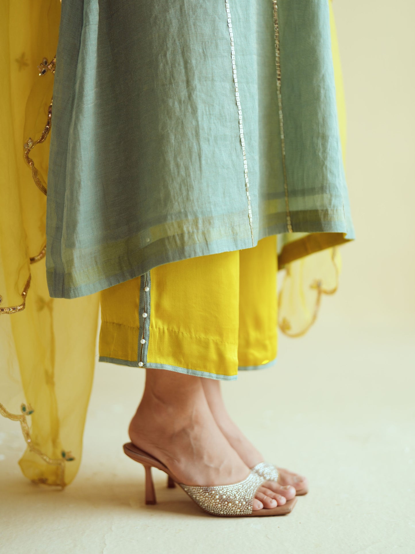 Mint Glow Kurta Set
