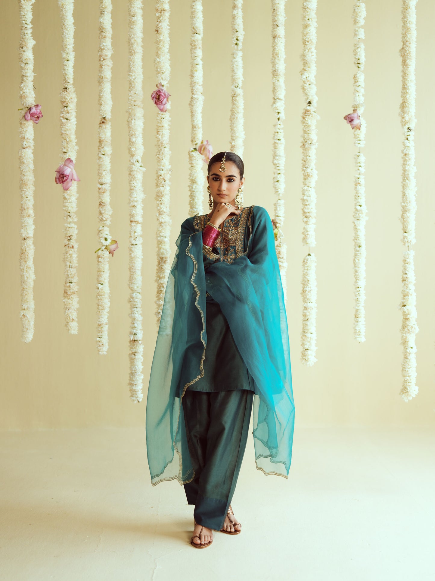 Dhara Green Kurta Salwar Set