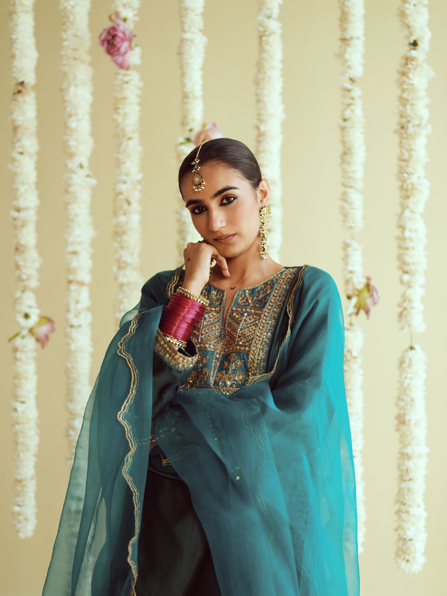 Dhara Green Kurta Salwar Set