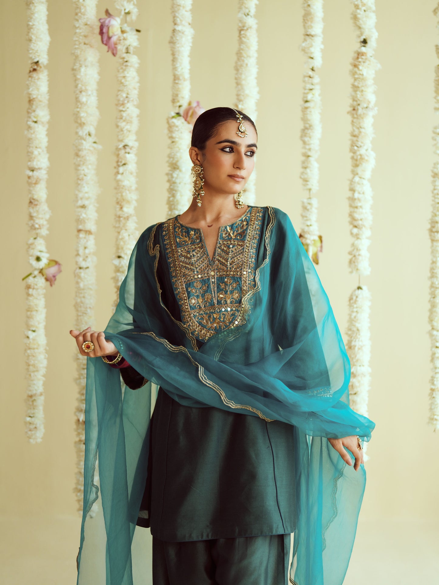 Dhara Green Kurta Salwar Set