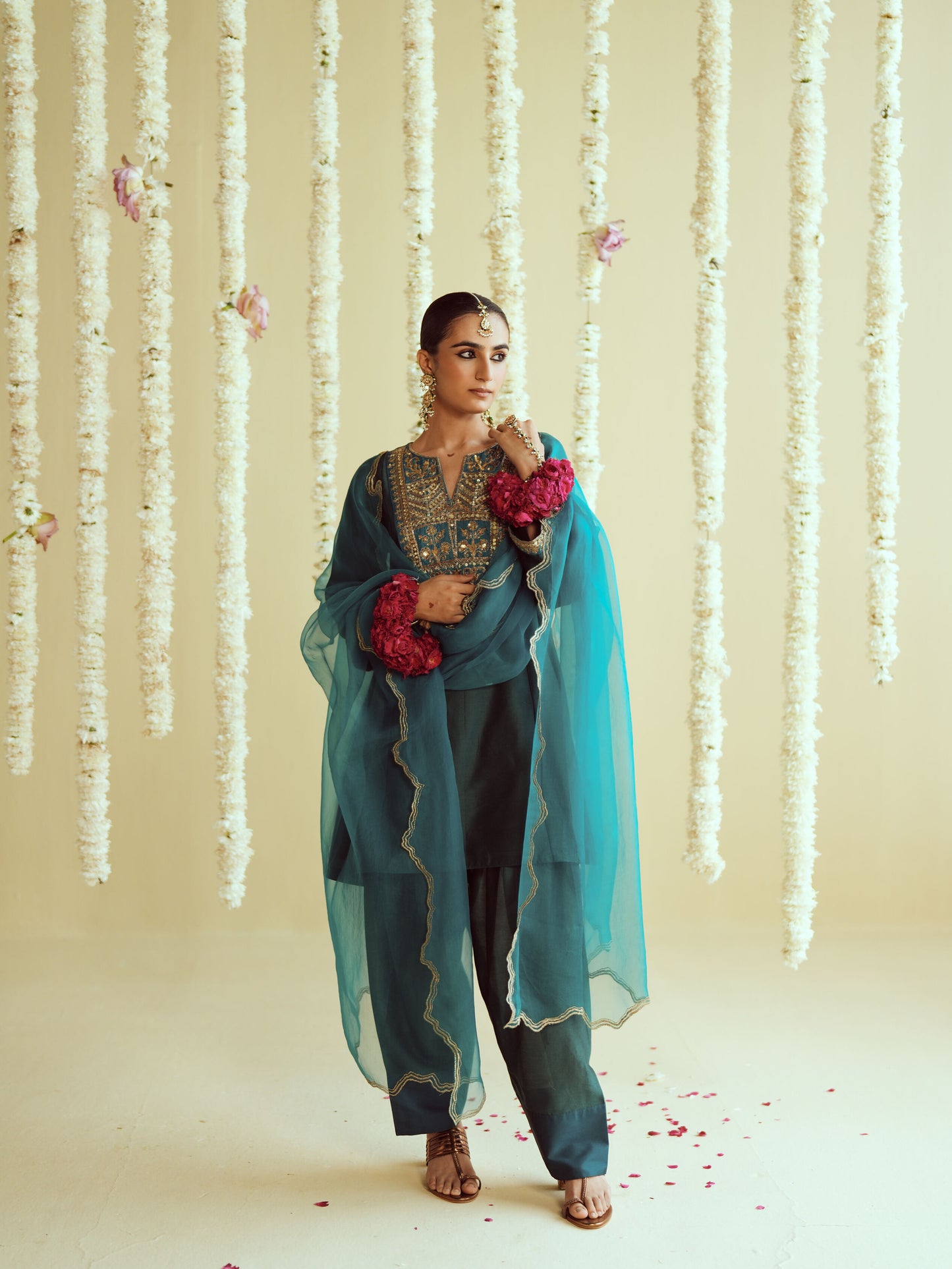 Dhara Green Kurta Salwar Set