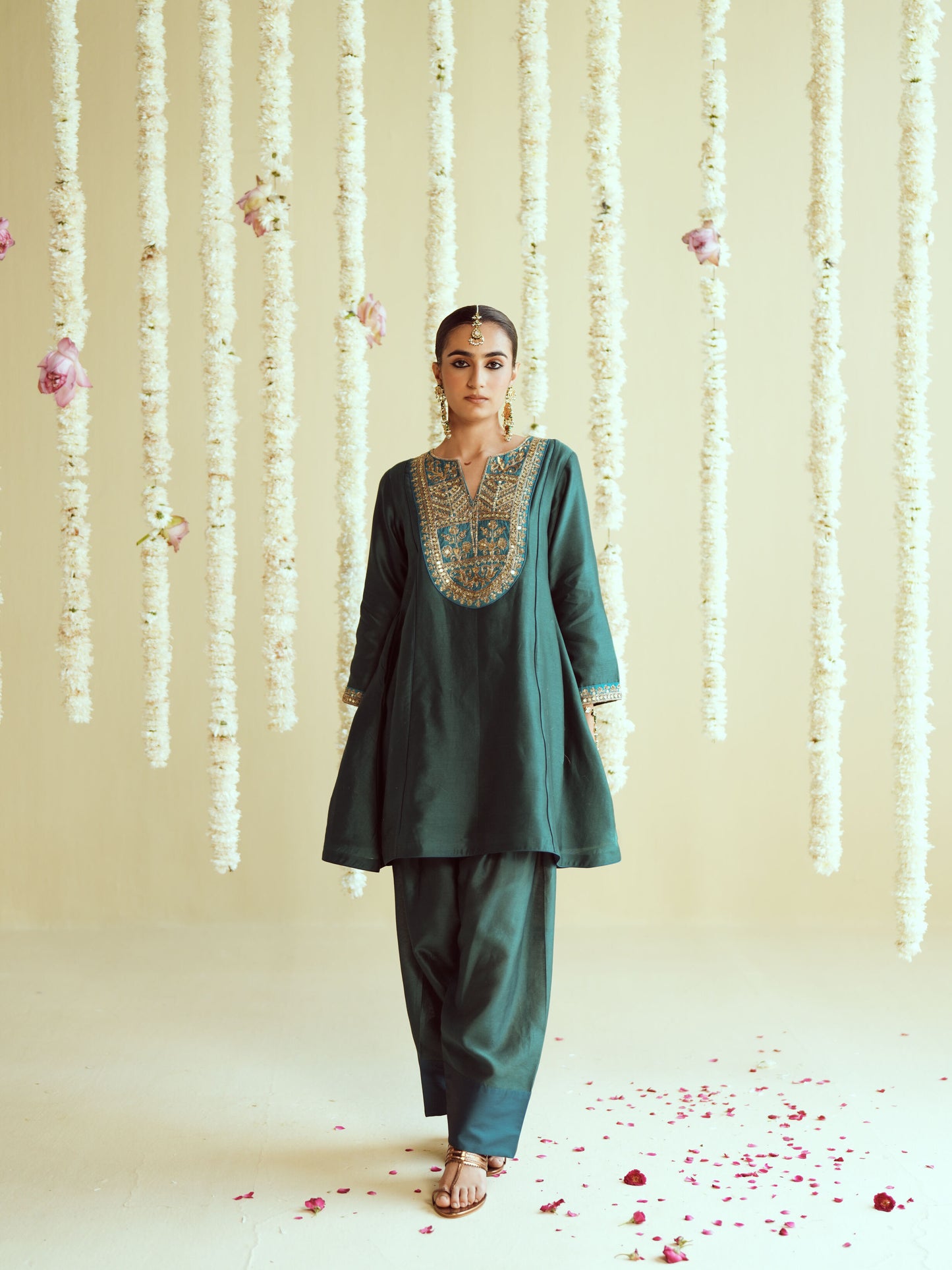 Dhara Green Kurta Salwar Set
