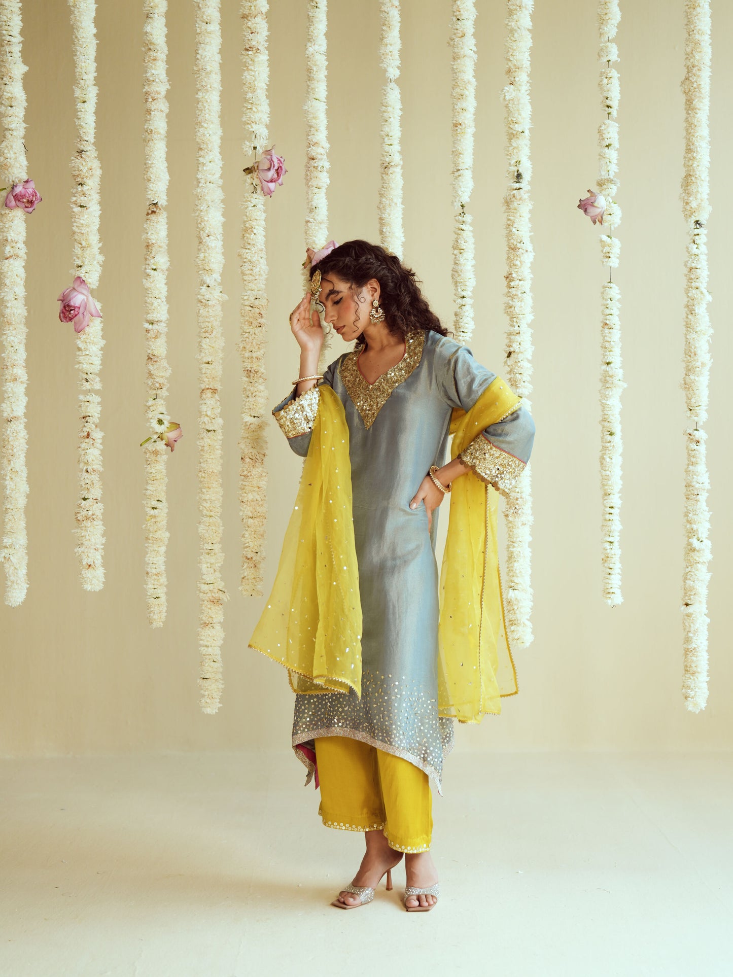 Basanti Kurta Set