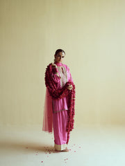 Gulabi Noor Farshi Set