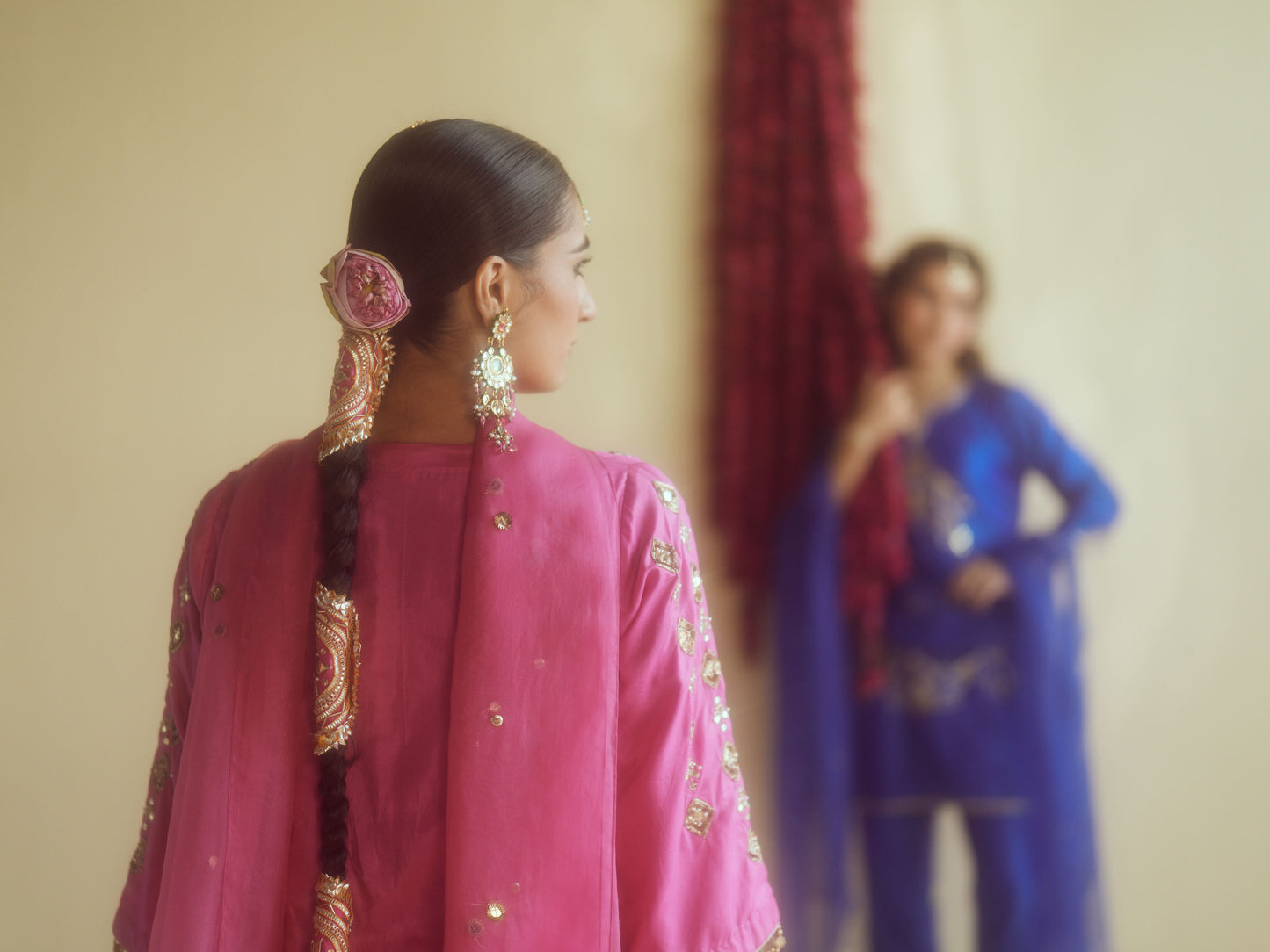 Gulabi Noor Farshi Set