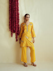 Amaltas Silk Kurta Set