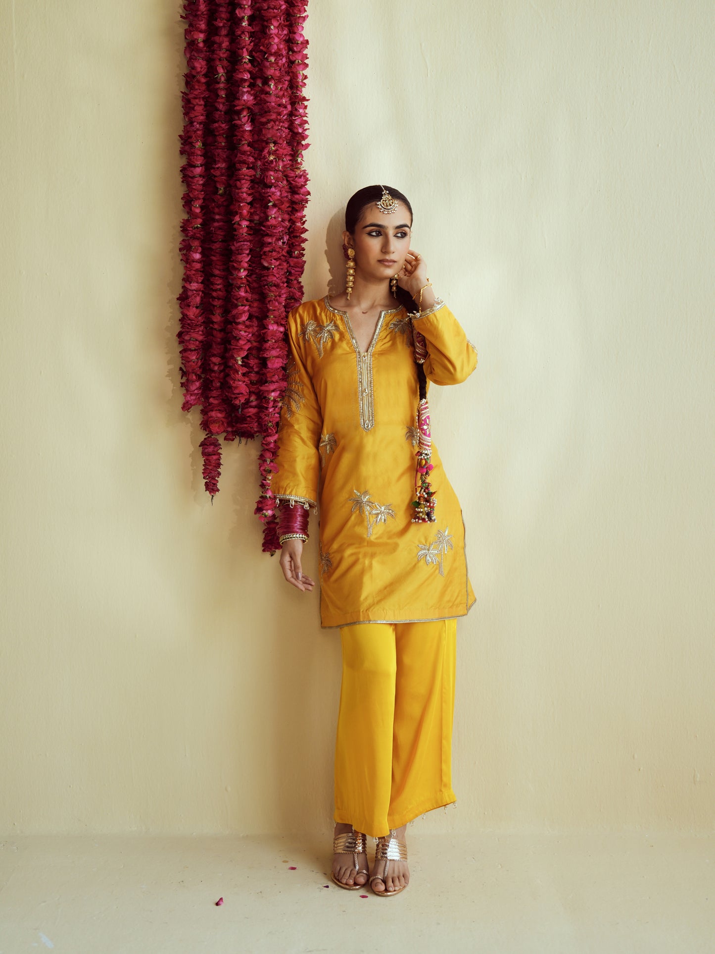 Amaltas Silk Kurta Set